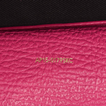 3.1 Phillip Lim 3.1 Textured Calfskin Medium Pashli Satchel Fuchsia 8 of 8