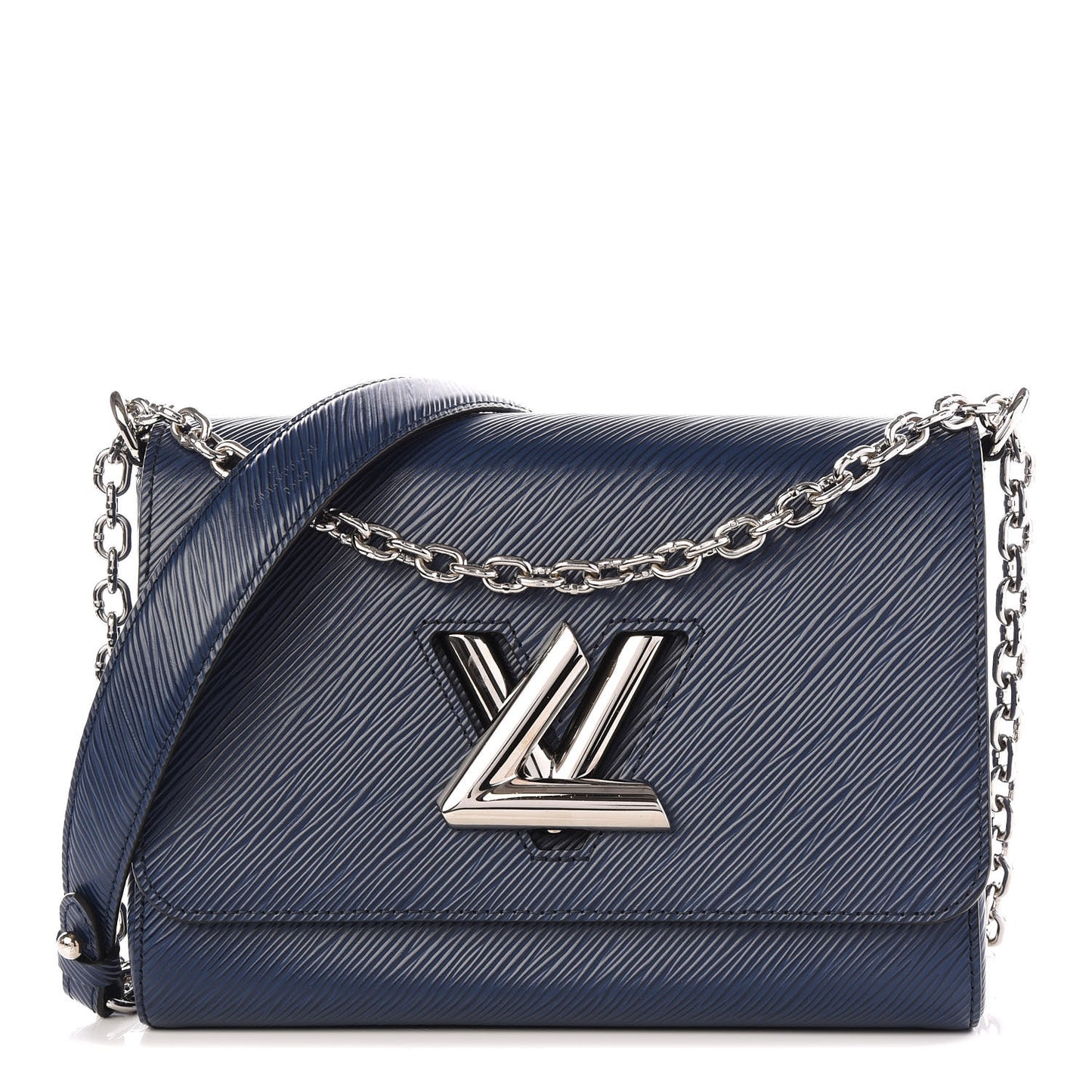 Epi Twist Shoulder Bag MM Indigo