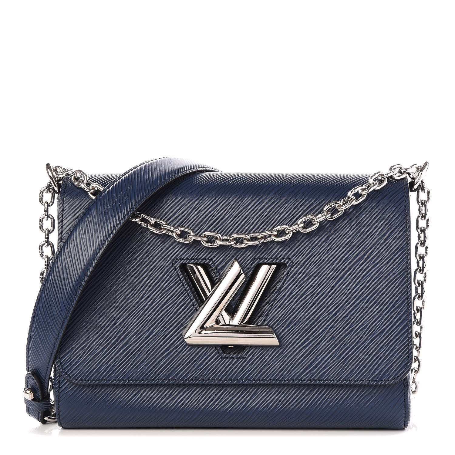 Louis Vuitton Epi Twist Shoulder Bag MM Indigo 1 of 10