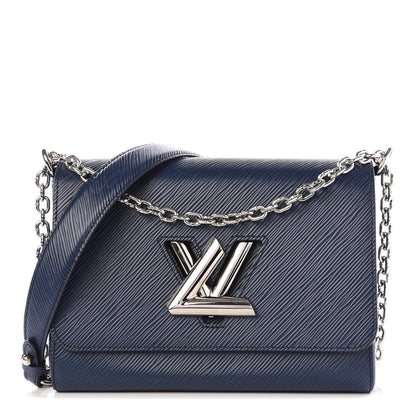 Louis Vuitton Epi Twist Shoulder Bag MM Indigo 1 of 10