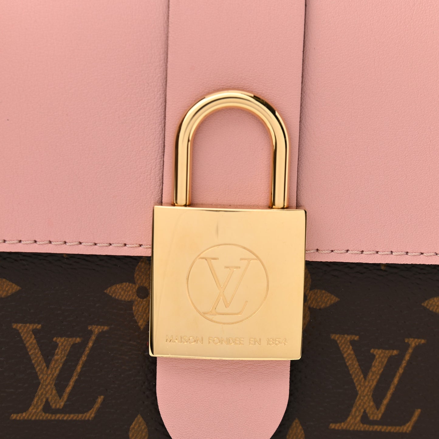 Monogram Locky BB Rose Poudre