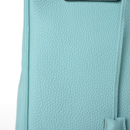 Hermes Togo Birkin 35 Bleu Atoll 43 of 48
