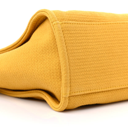 Chanel Mixed Fibers Small Deauville Tote Yellow 9 of 10