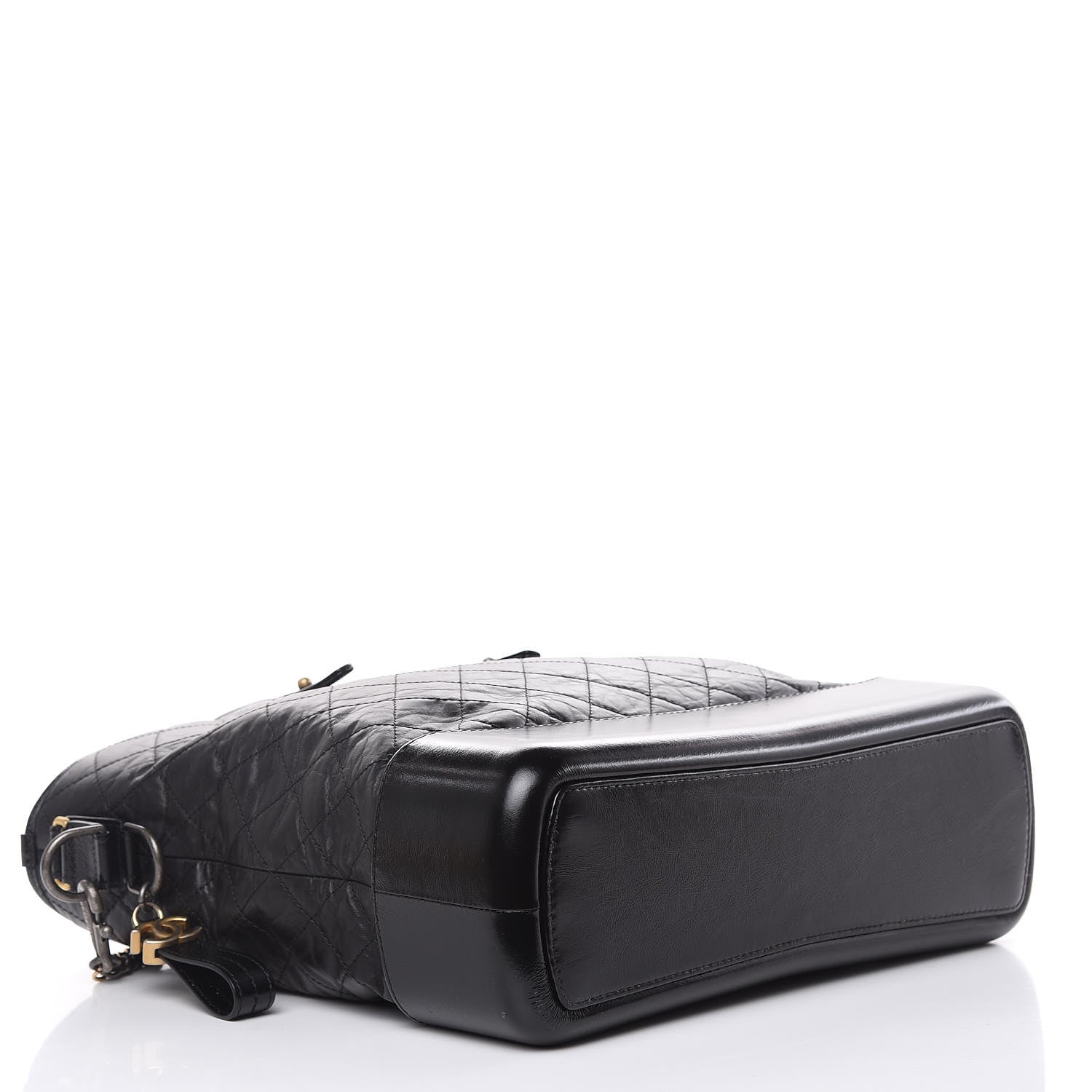 Chanel Calfskin Quilted Large Gabrielle Shopping Tote Black 4 of 11