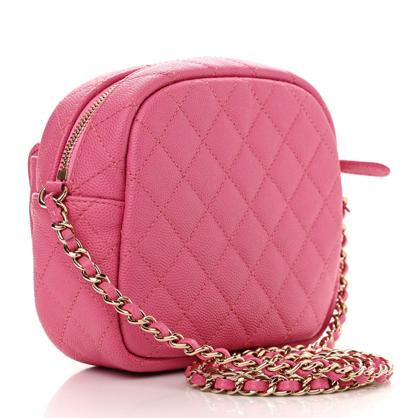 Caviar Quilted CC Day Camera Case Pink