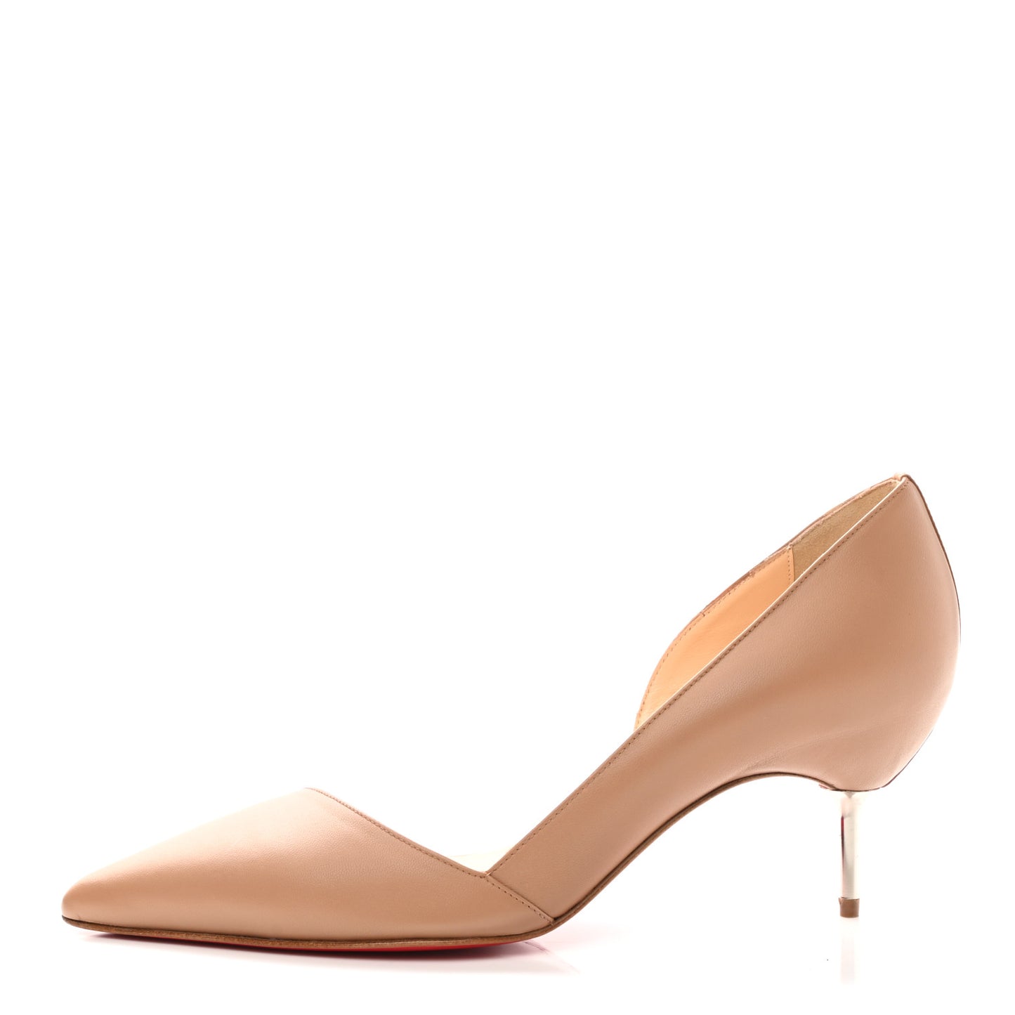 Nappa Newton 70 Pumps 35 Beige Silver