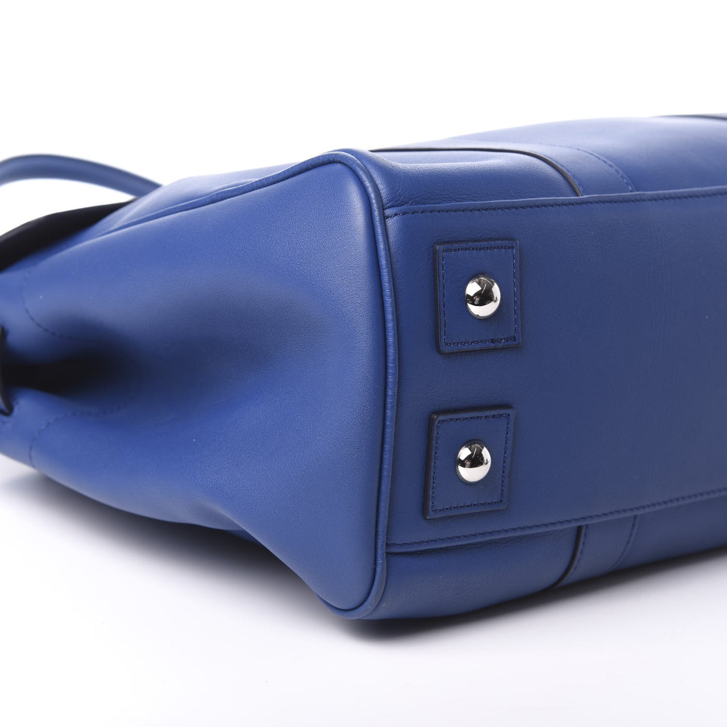 Micrograin Calfskin Bayswater Porcelain Blue