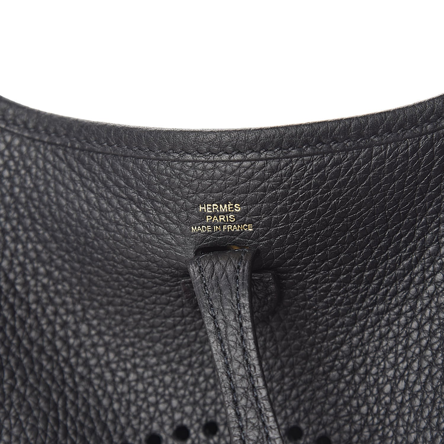 Hermes Taurillon Clemence Evelyne TPM Black 6 of 11