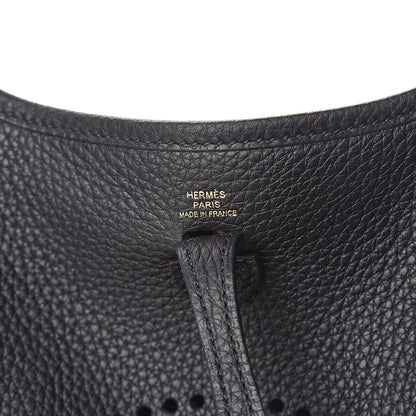 Hermes Taurillon Clemence Evelyne TPM Black 6 of 11