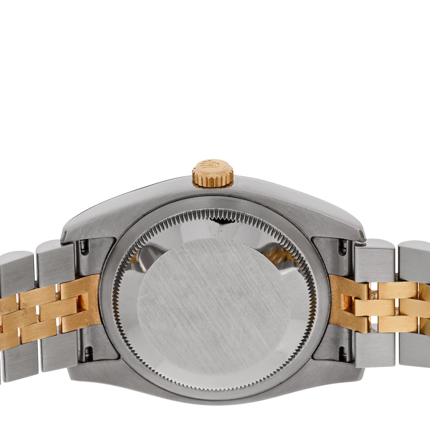 Rolex Stainless Steel 18K Yellow Gold Diamond Mother of Pearl 36mm Oyster Perpetual Datejust Watch 116233 4 of 5