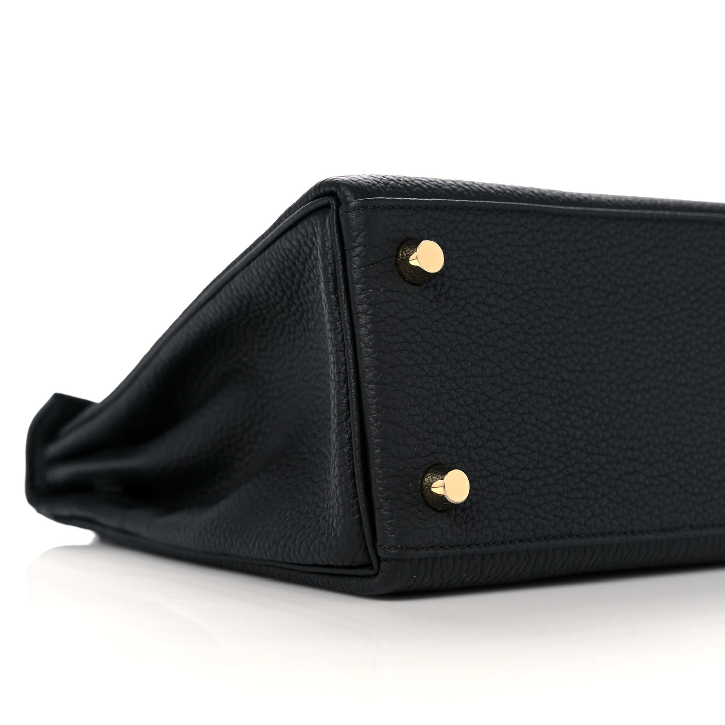 Togo Lizard Kelly Retourne Touch 25 Black