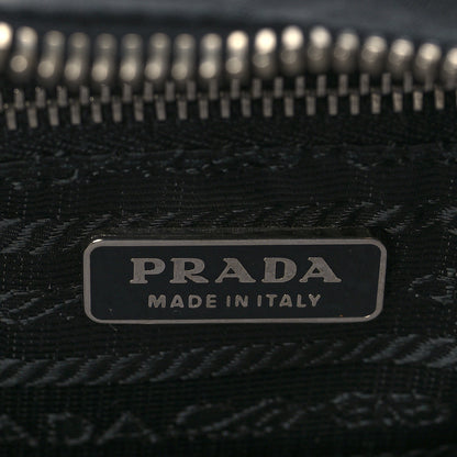 Prada Tessuto Nylon Vitello Hobo Black 6 of 10