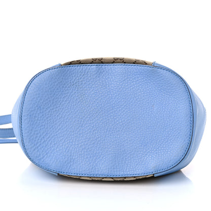 Gucci GG Monogram Calfskin Bucket Bag Blue 11 of 22