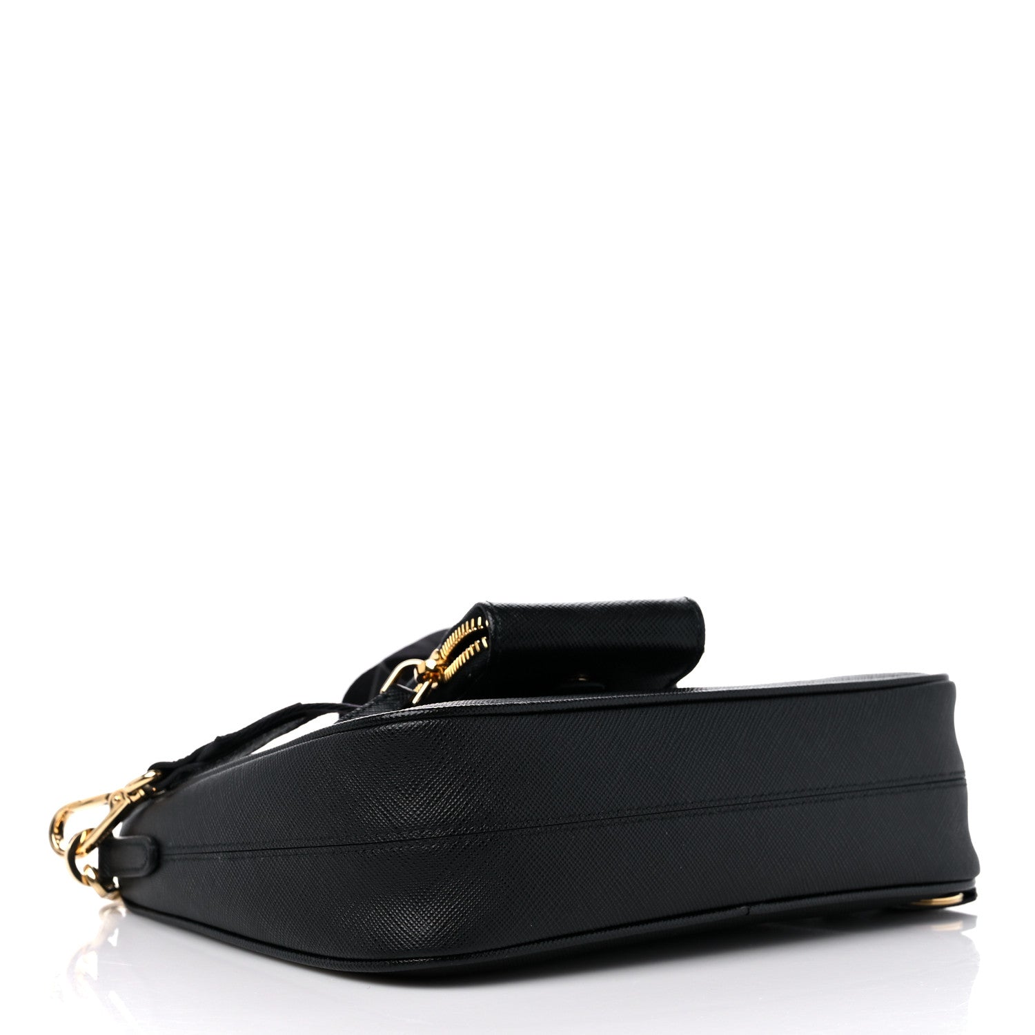 Prada Saffiano Lux Re-Edition 2005 Shoulder Bag Black 4 of 8