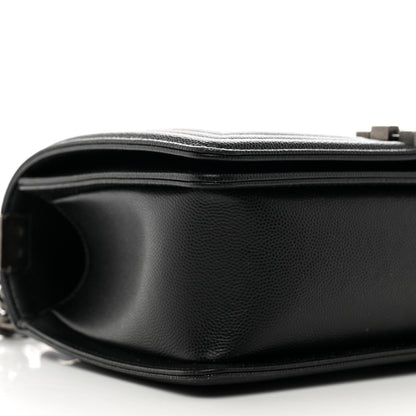 Chanel Caviar Quilted Medium Boy Flap Black 9 of 10