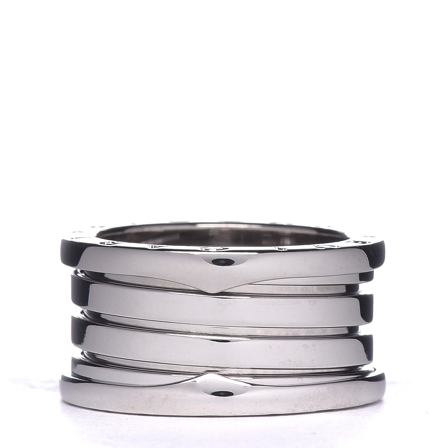 18K White Gold B.Zero1 Four-Band Ring 54 6.75