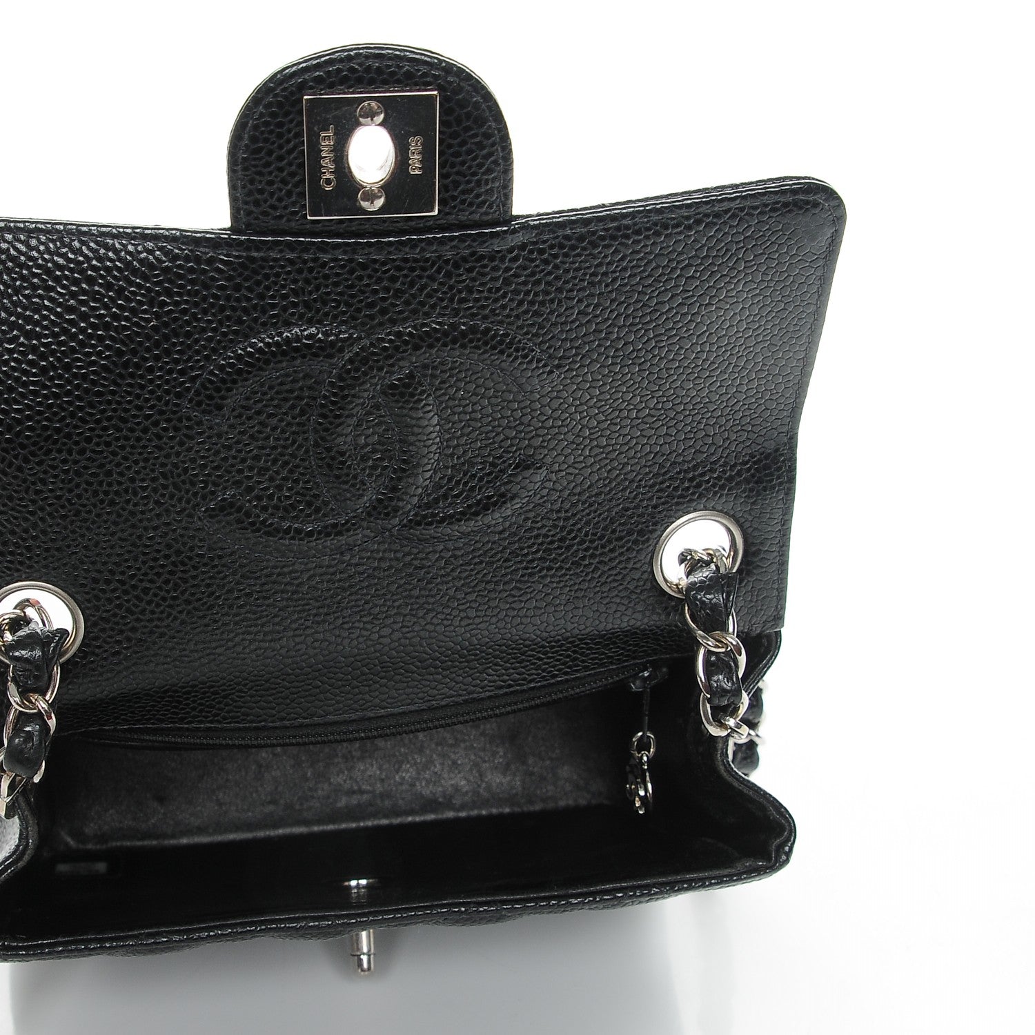 Chanel Caviar Quilted Mini Square Flap Black 5 of 8
