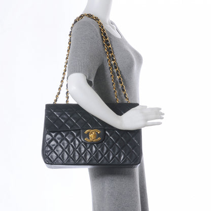 Chanel Lambskin XL Jumbo Flap Black 2 of 8