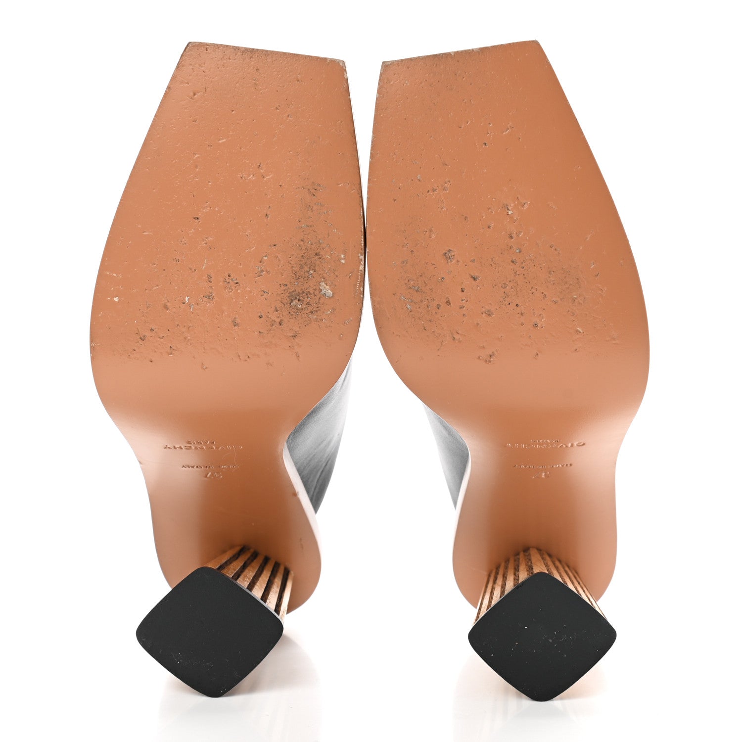 Givenchy Calfskin Diamond 100 Mules 37 Black 5 of 10