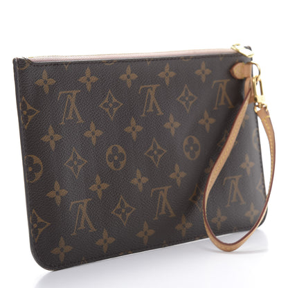 Louis Vuitton Monogram Neverfull MM GM Pochette Rose Ballerine 3 of 11
