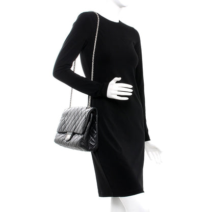Chanel Lambskin Quilted 2.55 Reissue 227 Flap Black 2 of 10