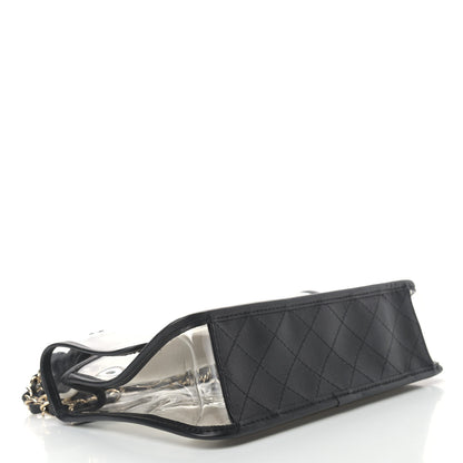 Chanel Lambskin PVC Sand By The Sea Flap With Pearl Strap Black 4 of 9