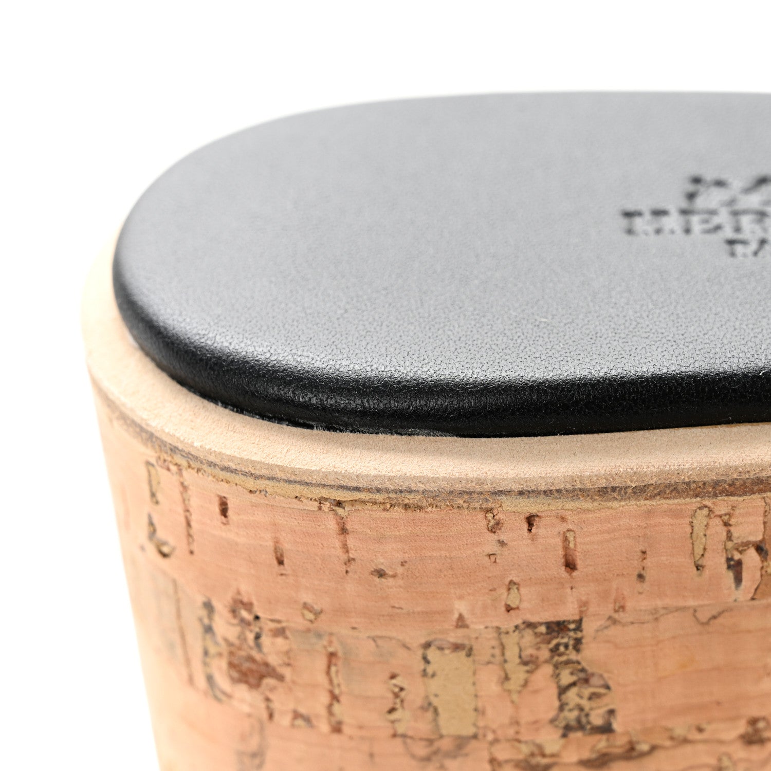 Hermes Calfskin Cork Eze 30 Sandals 37 Black 10 of 10