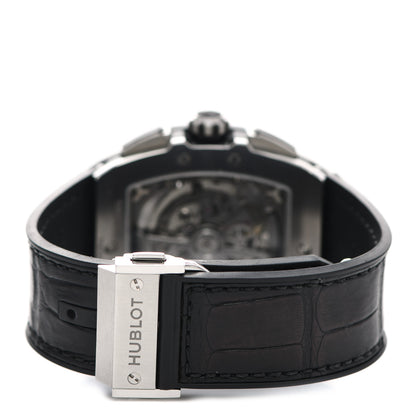 Hublot Titanium Alligator 42mm Spirit of Big Bang Automatic Watch Blue 641.NM.0173.LR 3 of 5