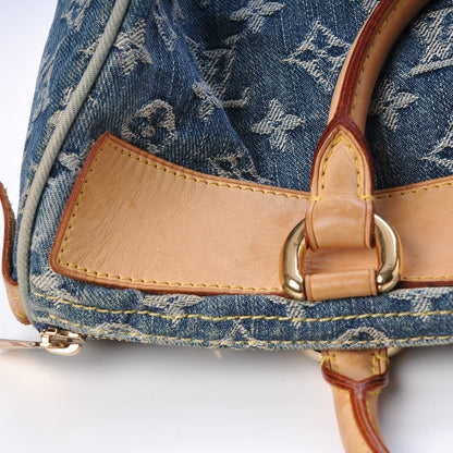 Louis Vuitton Monogram Denim Neo Speedy Blue 11 of 15