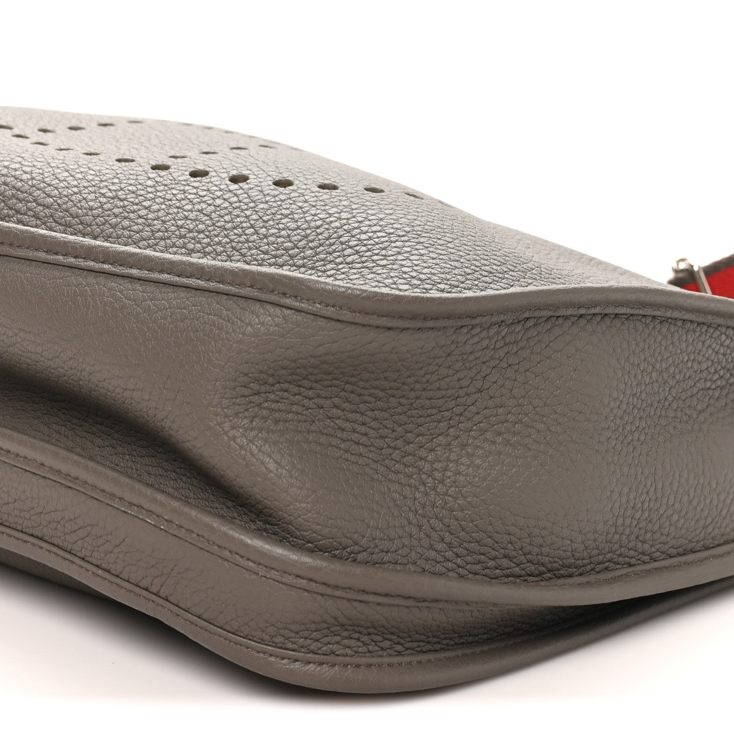 Hermes Taurillon Clemence Amazone Evelyne III GM Etain 10 of 10