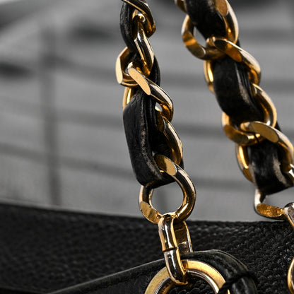 Chanel Caviar Quilted Round Shoulder Bag Black 15 of 15