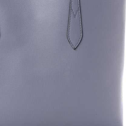 Burberry Calfskin Haymarket Check Medium Reversible Tote Blue 9 of 18
