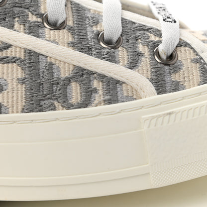 Christian Dior Canvas Oblique Walk'N'Dior Low Top Sneakers 39 Grey Stone 11 of 11