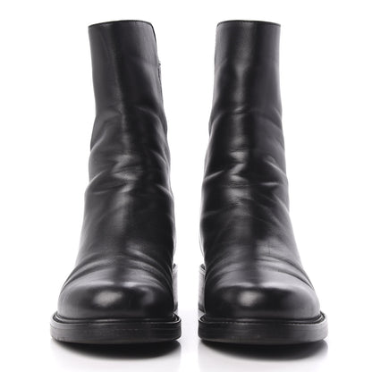 Gucci Soft Guccissima Zip Boots 38.5 Black 3 of 9