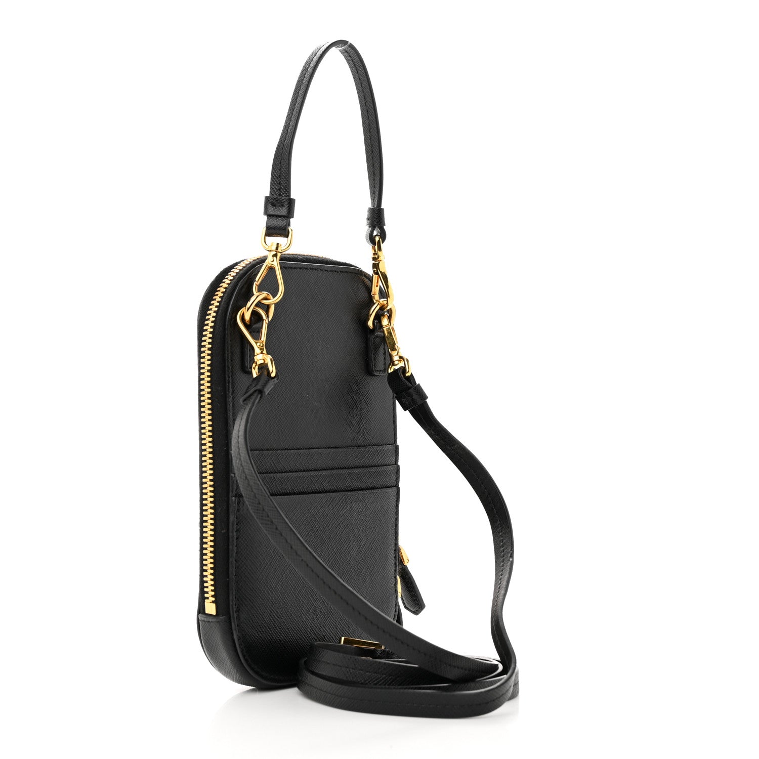 Prada Saffiano Mini Bag Black 3 of 16
