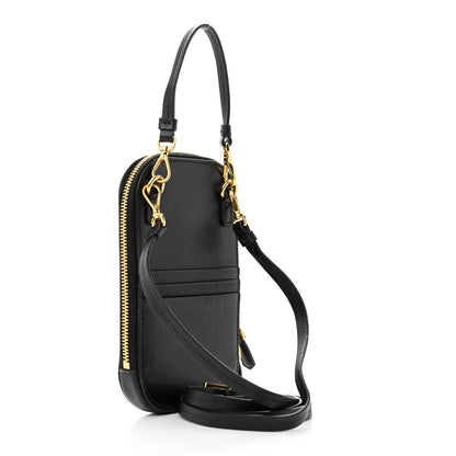 Prada Saffiano Mini Bag Black 3 of 16