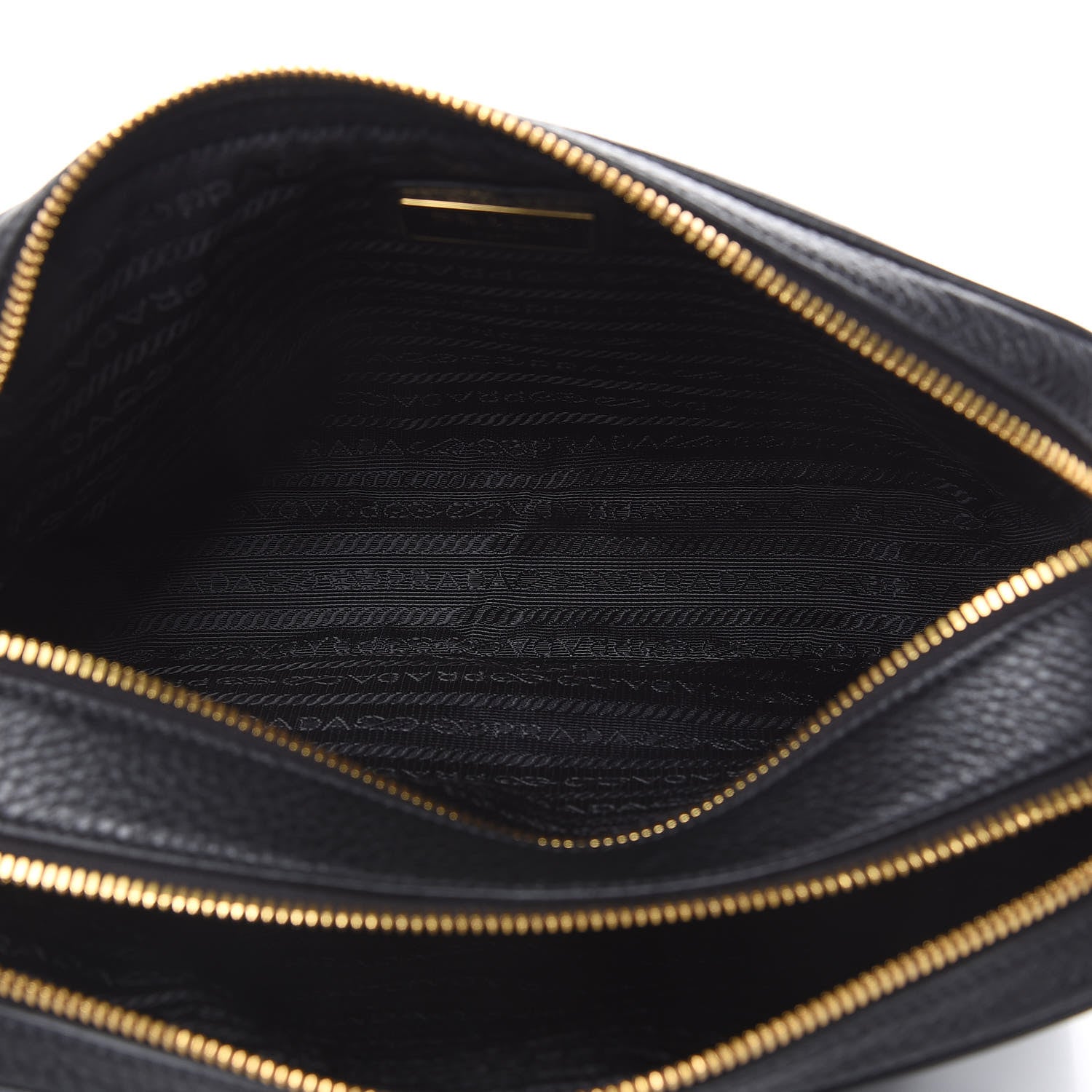 Prada Vitello Phenix Camera Bag Black 5 of 9