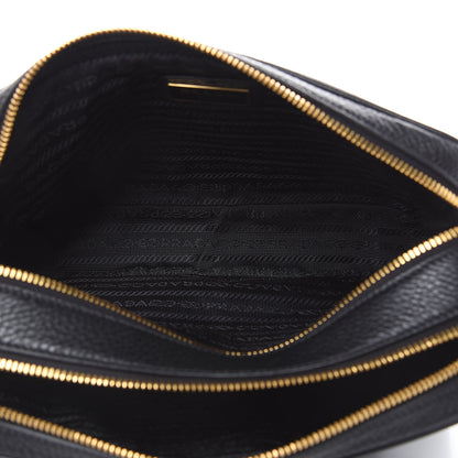 Prada Vitello Phenix Camera Bag Black 5 of 9