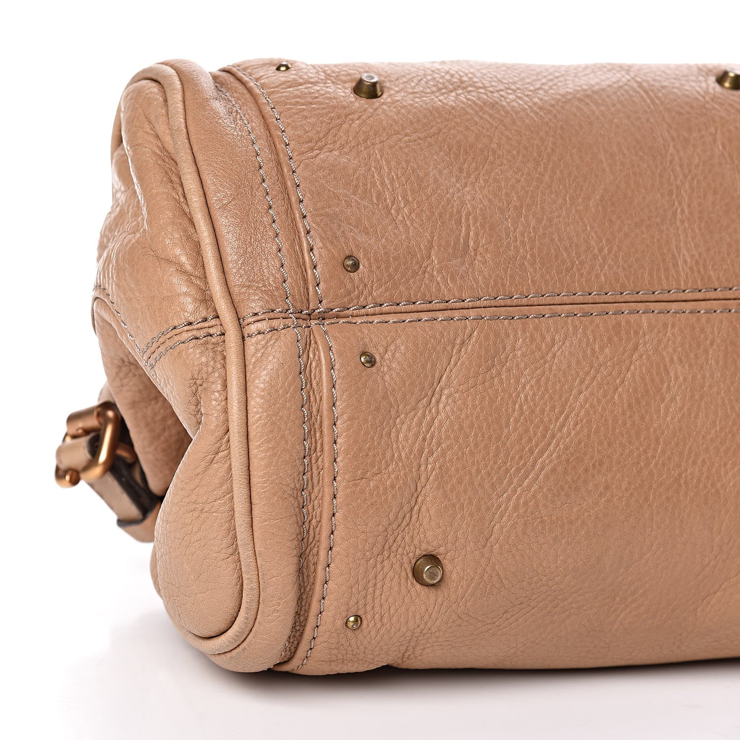 Chloe Calfskin Medium Paddington Satchel Beige 12 of 13