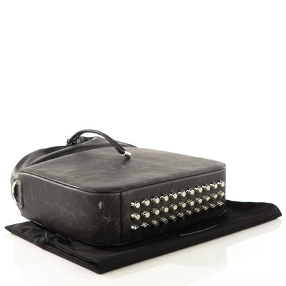 Alexander Wang Distressed Lambskin Flat Bucket Bag Erosion Rhodium Hardware 4 of 8