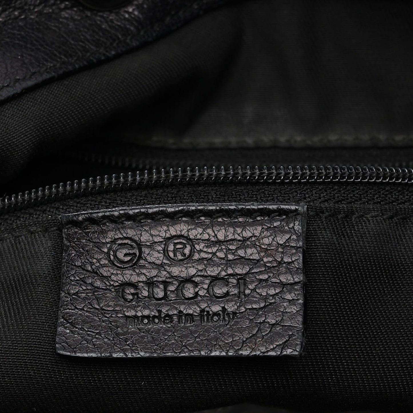 Guccissima Hobo Black