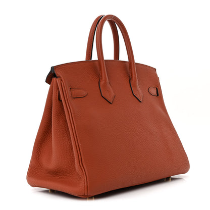 Hermes Togo Birkin 25 Cuivre 3 of 10