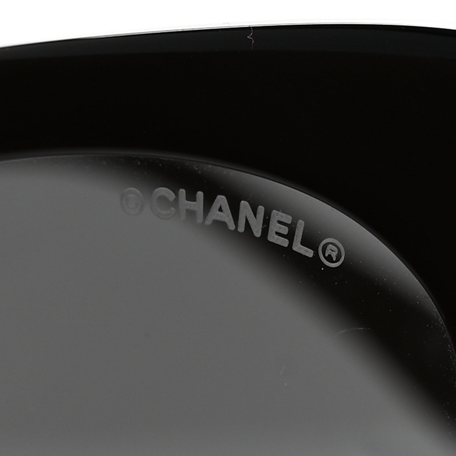 Chanel Acetate Strass Square Sunglasses 5422-B Black White 7 of 9