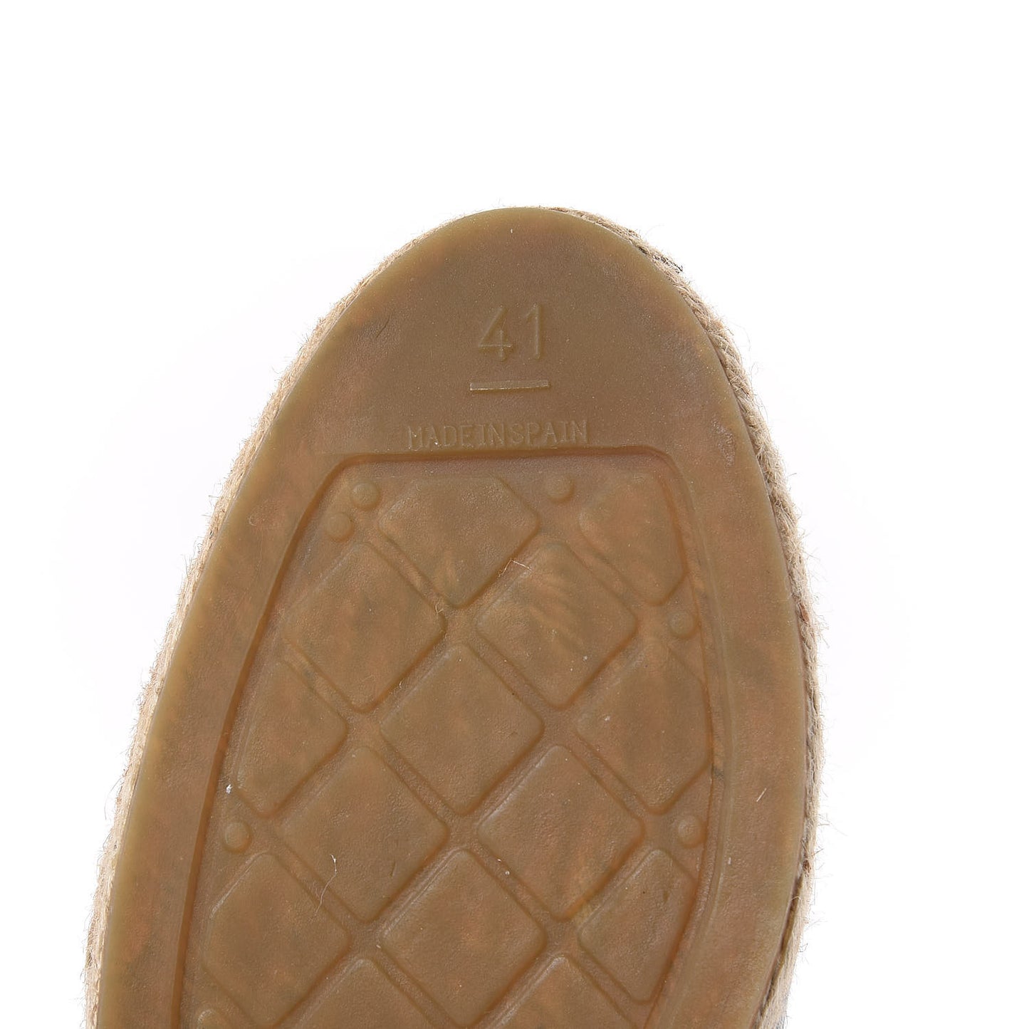 Lambskin CC Espadrilles 41 Black