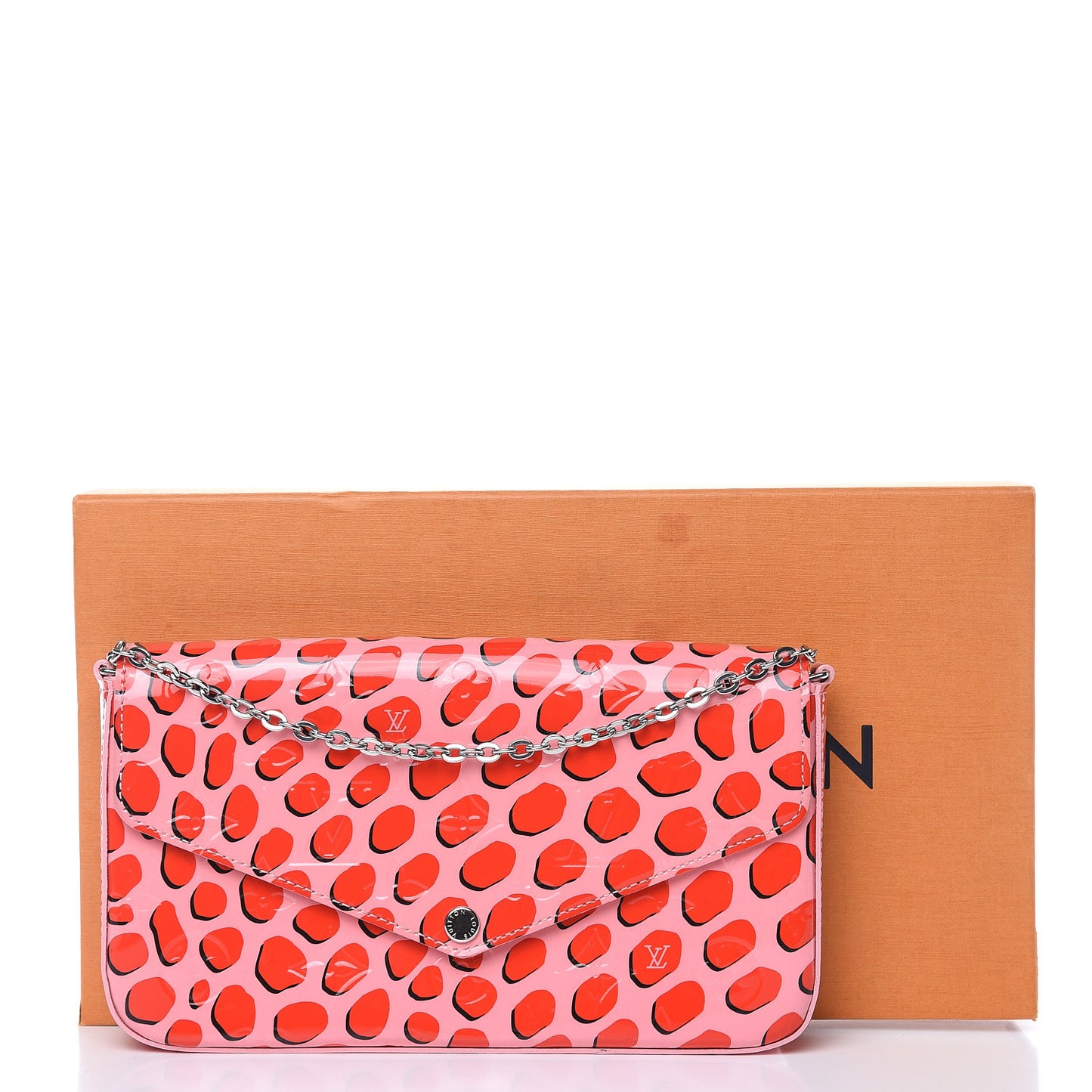 Vernis Jungle Dots Pochette Felicie Sugar Pink Poppy