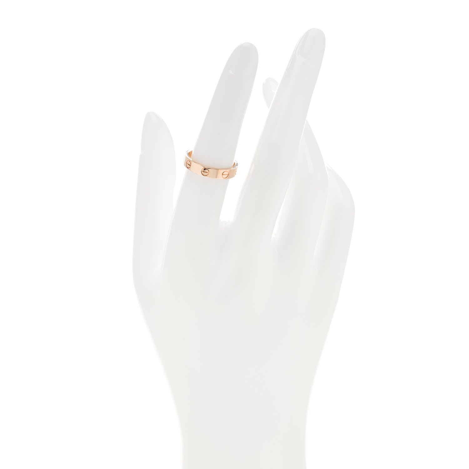 Cartier 18K Pink Gold 3.5mm LOVE Wedding Band Ring 52 6 2 of 5