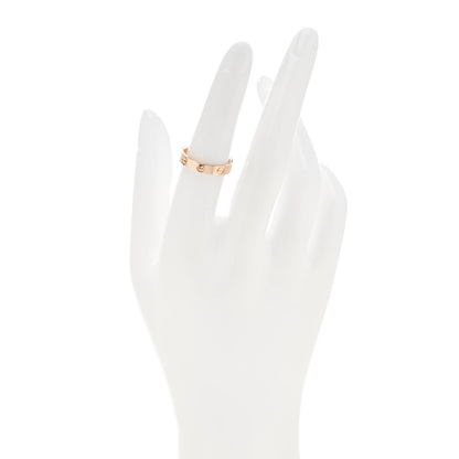 Cartier 18K Pink Gold 3.5mm LOVE Wedding Band Ring 52 6 2 of 5