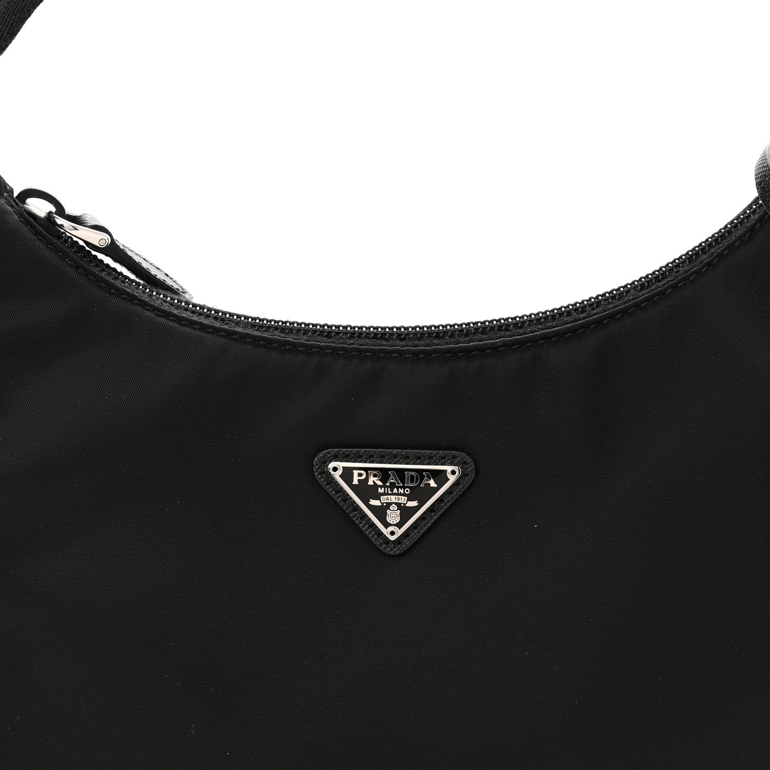 Prada Tessuto Nylon Mini Re-Edition 2000 Bag Black 7 of 9