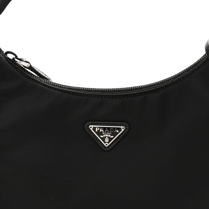 Prada Tessuto Nylon Mini Re-Edition 2000 Bag Black 7 of 9