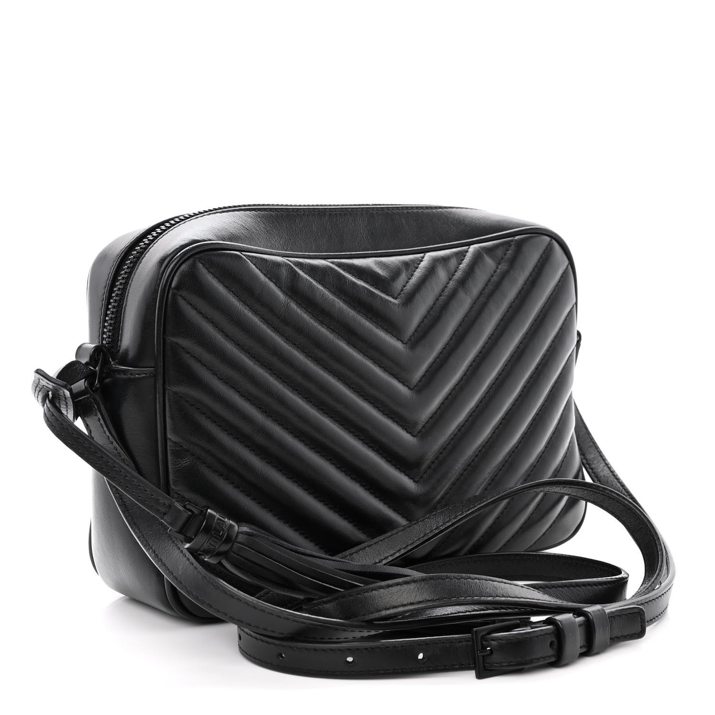 Calfskin Matelasse Monogram Monochrome Lou Camera Bag Black Sold: 50
